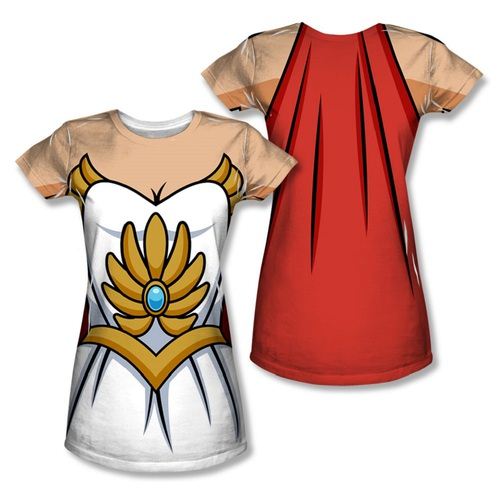 He-Man Princess She-Ra Juniors Sublimation Costume T-Shirt
