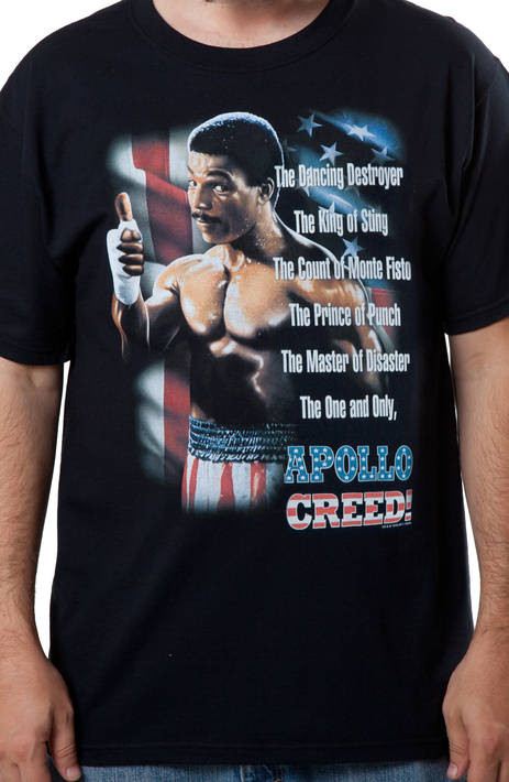 Apollo Creed Nicknames T-Shirt