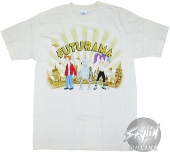 Futurama Group City T-Shirt