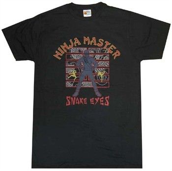 GI Joe Snake Eyes Ninja Master T-Shirt Sheer