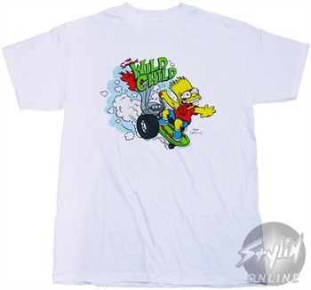 Simpsons Bart Wild Child T-Shirt