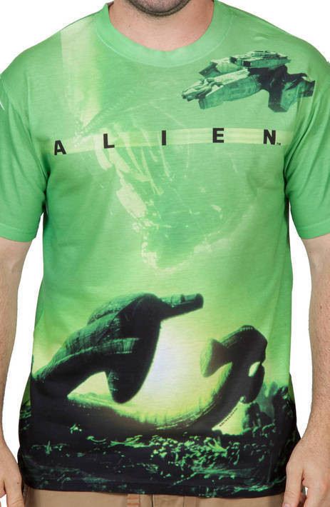 Spaceship Alien Sublimation Shirt