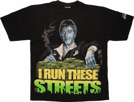 Scarface Run Streets T-Shirt