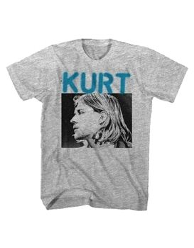 Nirvana Kurt Cobain Side Photo Men's T-Shirt