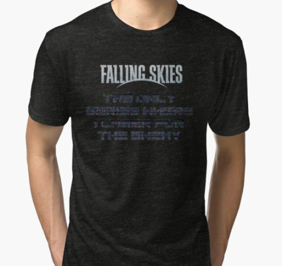 falling skies enemy side Tri-blend T-Shirt by ZoldPardon T-Shirt