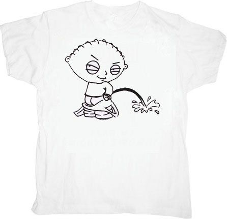 Family Guy Peeing Stewie Taking a Leak T-shirt