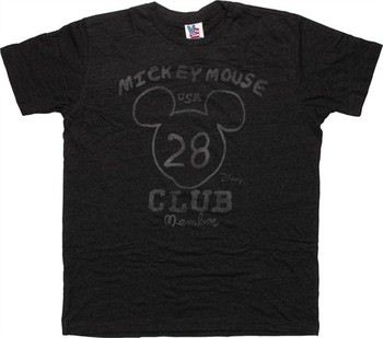 Disney Mickey Mouse Club Outline Sheer T-Shirt by JUNK FOOD