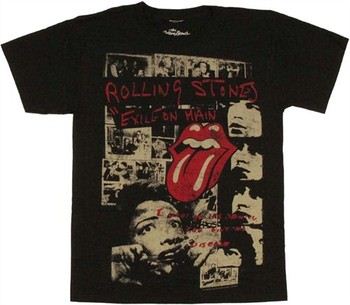 Rolling Stones Exile on Main St. Collage T-Shirt