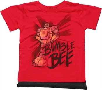 Transformers Autobot Bumblebee Detachable Cape Toddler T-Shirt