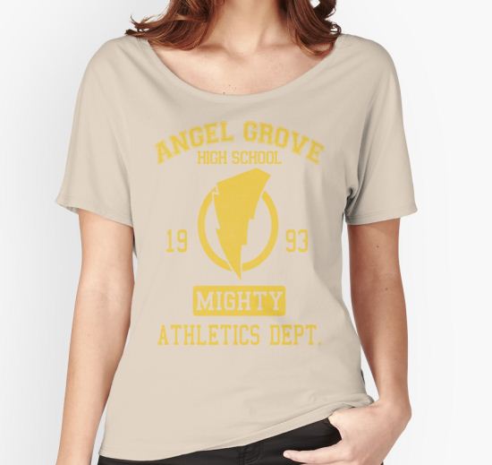 Angel Grove H.S. Women's Relaxed Fit T-Shirt by johnbjwilson T-Shirt