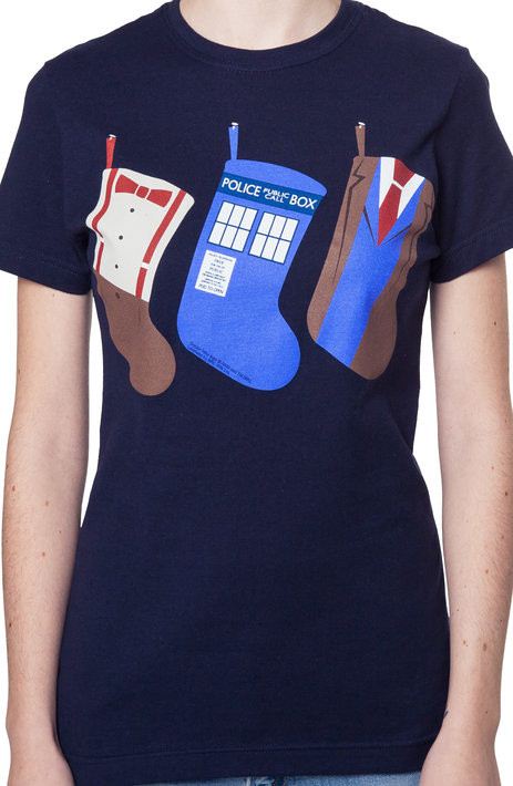 Ladies Doctor Who Christmas Shirt