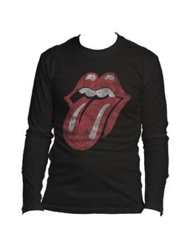 The Rolling Stones Distressed Tongue Long Sleeve Men's T-Shirt