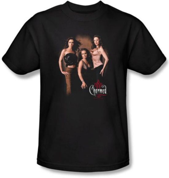 Charmed Shirt Three Hot Witches Black T-shirt
