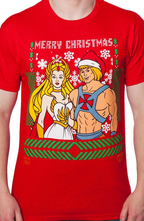 He-Man and She-Ra Christmas T-Shirt