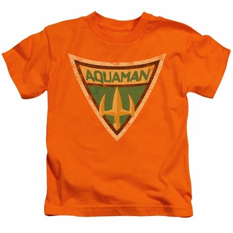 Aquaman Shield Juvenile T Shirt