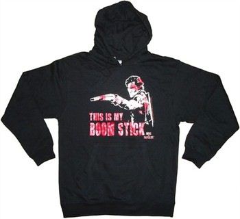 Army of Darkness Bloody Ash This is My Boom Stick Pullover Hooded Sweatshirt