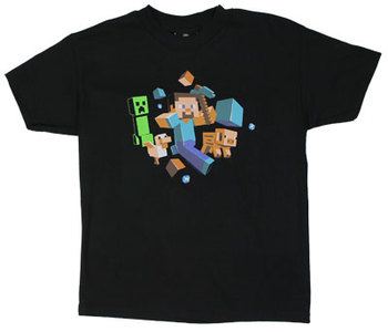 Run Away - Minecraft Youth T-shirt