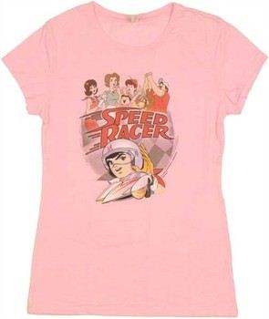 Speed Racer Group Baby Doll Tee