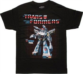 Transformers Prowl G1 Box Art T-Shirt