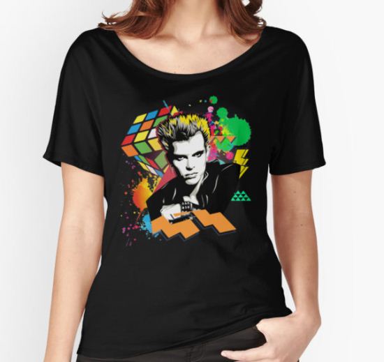 Billy Idol 80's Women's Relaxed Fit T-Shirt by derelictdesigns T-Shirt