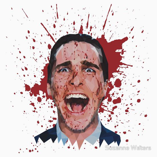 American Psycho by Suzanne Waters T-Shirt