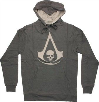 Assassin's Creed 4: Black Flag Jackdaw Logo Pullover Hooded Sweatshirt