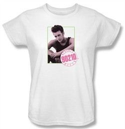 Beverly Hills 90210 Ladies T-shirt TV Series Dylan White Tee Shirt