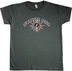Grateful Dead T-Shirt Flames Adult Tee Shirt