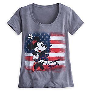 Minnie Mouse Americana Tee for Women