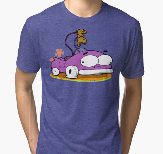 Prut prut the car Tri-blend T-Shirt by Aniforce T-Shirt
