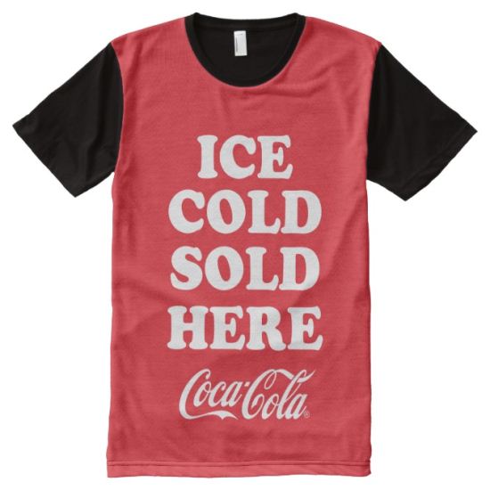 Ice Cold Here All-Over Print T-shirt