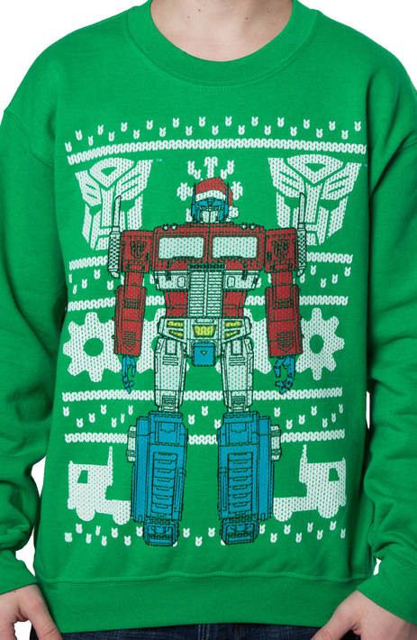 Optimus Prime Ugly Sweatshirt