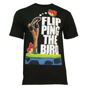 Flipping The Bird Angry Birds T-Shirt 