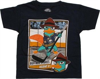 Disney Phineas and Ferb Perry Hockey Juvenile T-Shirt