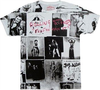 The Rolling Stones Exile on Main St Collage T-Shirt
