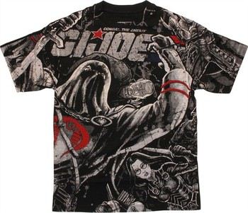 GI Joe Cobra Collage All Over T-Shirt
