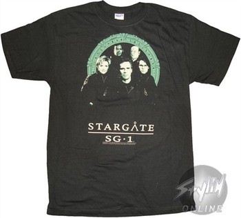 Stargate SG1 Cast Black T-Shirt