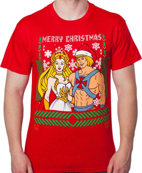 He-Man and She-Ra Christmas T-Shirt