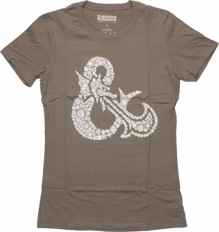 Dungeons and Dragons Dice Ampersand Baby Tee