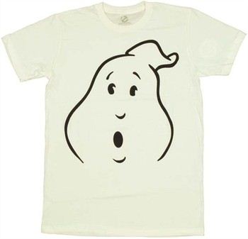 Ghostbusters Ghost Face T-Shirt Sheer