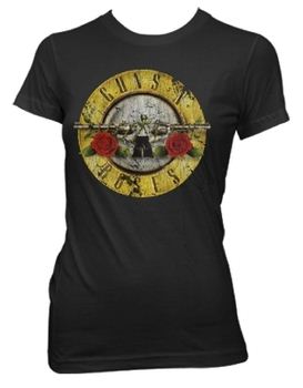 Guns N Roses Distressed Bullet Women's T-Shirt