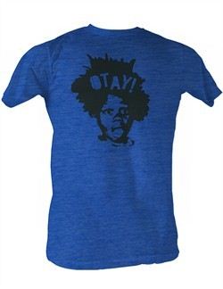 Buckwheat T-shirt Little Rascals The Big Otay Adult Sea Blue Tee Shirt