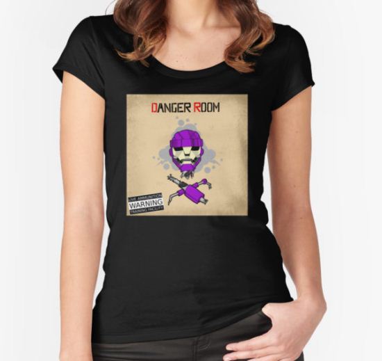 Danger Room Women's Fitted Scoop T-Shirt by The  Staziac T-Shirt