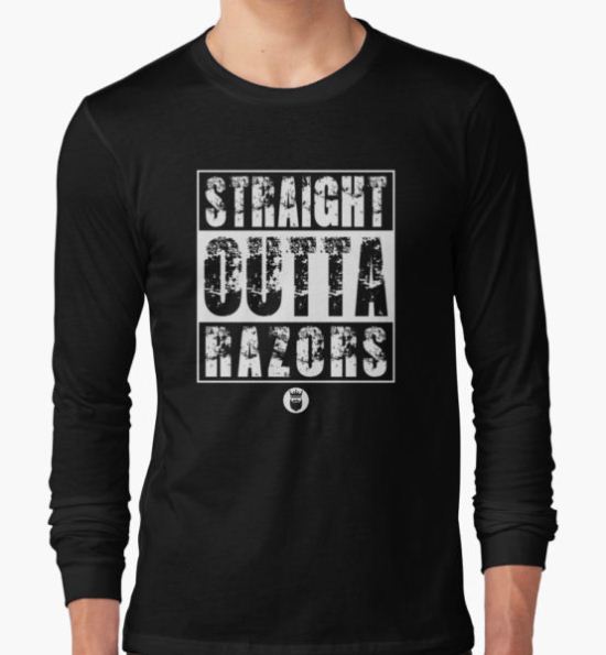 Straight Outta Razors T-Shirt by BeardGifts T-Shirt