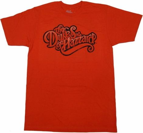 Dukes of Hazzard Logo T Shirt Sheer