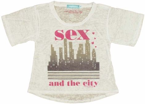 Sex and the City Skyline Baby Tee
