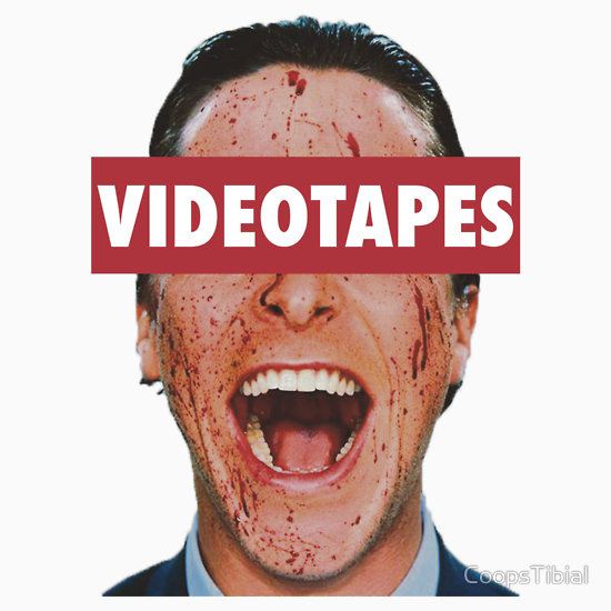 Videotapes American Psycho by CoopsTibial T-Shirt