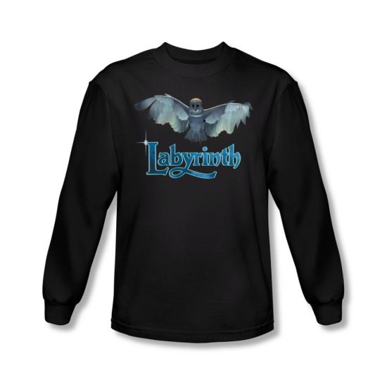 Labyrinth Shirt Title Sequence Long Sleeve Black Tee T-Shirt