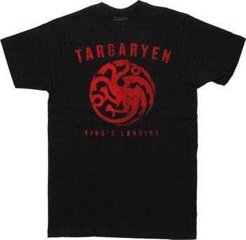 Game of Thrones Targaryen Dragon Sigil King's Landing T-Shirt Sheer