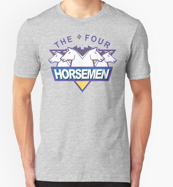 ‘The Four Horsemen Ric Flair 4 Arn Anderson Tully Blanchard Ole Anderson’ T-Shirt by Curbside Prophet T-Shirt
